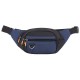 Сумка на пояс HEIKKI PROMPT (ХЕЙКИ), 2 отделения, регулируемый ремень, карман-антивор, синяя, 37х14х5 см, 273927