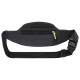 Сумка на пояс HEIKKI PROMPT (ХЕЙКИ), 2 отделения, регулируемый ремень, карман-антивор, черная, 37х14х5 см, 273928