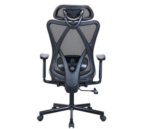 Кресло BRABIX PREMIUM "Axion ER-701", синхромеханизм, регулируемые подголовник и спинка, сетка, черное, 532965