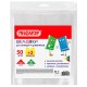 Обложки ПП для тетрадей и дневников, КОМПЛЕКТ 50 шт. + 2 шт. в ПОДАРОК, 60 мкм, 210х350 мм, прозрачные, ПИФАГОР, 274105
