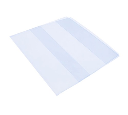 Обложки ПВХ для тетрадей и учебников, НАБОР 28 шт., ПЛОТНЫЕ, 110 мкм, универсальные, прозрачные, BRAUBERG, 274114