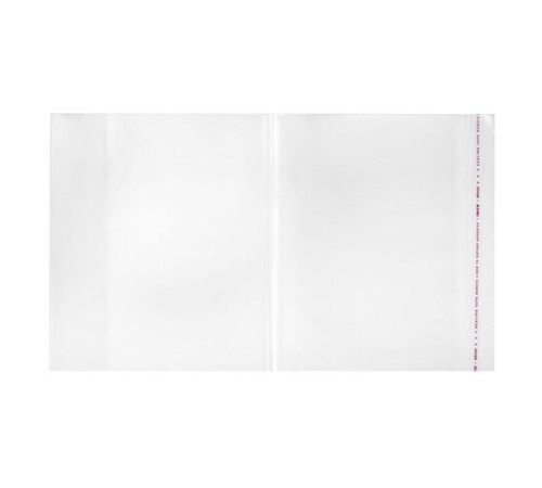 Обложки ПЭ для тетрадей и учебников младших классов, НАБОР 36шт, КЛЕЙКИЙ КРАЙ, 110 мкм, ПЛОТНЫЕ, универсальные, прозрачные, ЮНЛАНДИЯ, 274116