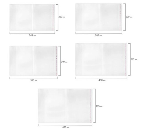 Обложки ПЭ для тетрадей и учебников младших классов, НАБОР 36шт, КЛЕЙКИЙ КРАЙ, 110 мкм, ПЛОТНЫЕ, универсальные, прозрачные, ЮНЛАНДИЯ, 274116