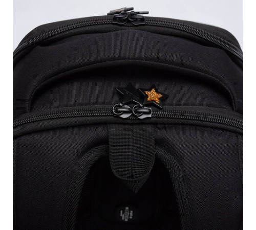 Ранец GRIZZLY анатомическая спинка, с брелоком, для девочек, 