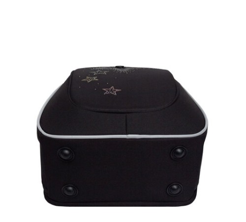 Ранец GRIZZLY анатомическая спинка, с брелоком, для девочек, 