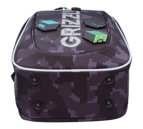 Ранец GRIZZLY анатомическая спинка, с бейджем, для мальчиков, 