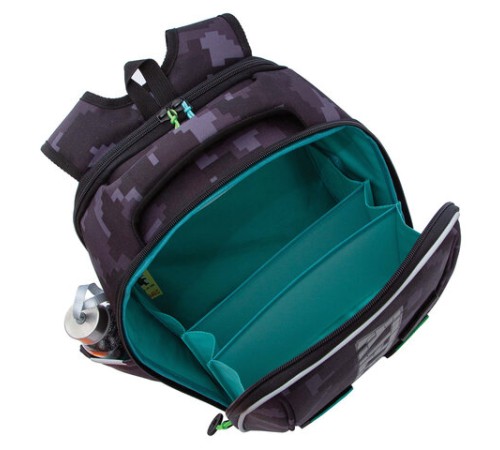 Ранец GRIZZLY анатомическая спинка, с бейджем, для мальчиков, 