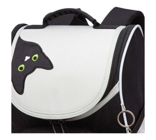 Ранец GRIZZLY анатомическая спинка, с мешком для обуви, для девочек, 