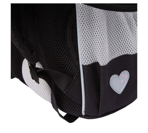 Ранец GRIZZLY анатомическая спинка, с мешком для обуви, для девочек, 