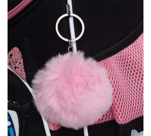 Ранец GRIZZLY анатомическая спинка, с мешком для обуви, для девочек, 