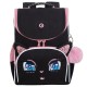 Ранец GRIZZLY анатомическая спинка, с мешком для обуви, для девочек, 