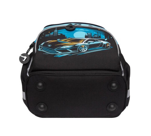 Ранец GRIZZLY анатомическая спинка, с мешком для обуви, для мальчиков, 