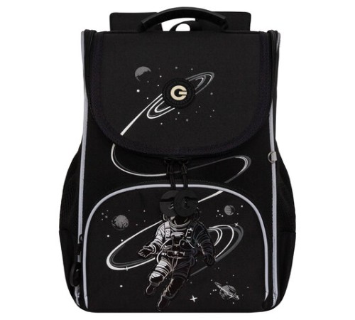 Ранец GRIZZLY анатомическая спинка, с мешком для обуви, для мальчиков, 