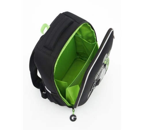 Ранец GRIZZLY анатомическая спинка, облегченный, 1 отделение, для мальчиков, 