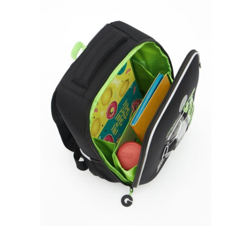 Ранец GRIZZLY анатомическая спинка, облегченный, 1 отделение, для мальчиков, 