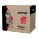 Кресло ATRONE (АТРОН) "Optimus ER-707", адаптивный механизм со слайдером, сетка, черный/красный, 532968