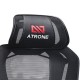 Кресло ATRONE (АТРОН) "Optimus ER-707", адаптивный механизм со слайдером, сетка, черный/красный, 532968