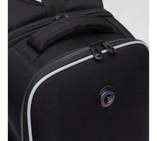 Ранец GRIZZLY анатомическая спинка, 2 отделения, для девочек, 