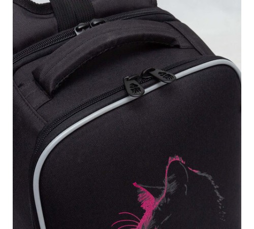 Ранец GRIZZLY анатомическая спинка, 2 отделения, для девочек, 