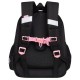 Ранец GRIZZLY анатомическая спинка, c брелоком, для девочек, 