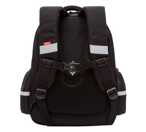 Ранец GRIZZLY анатомическая спинка, c брелоком, для девочек, 