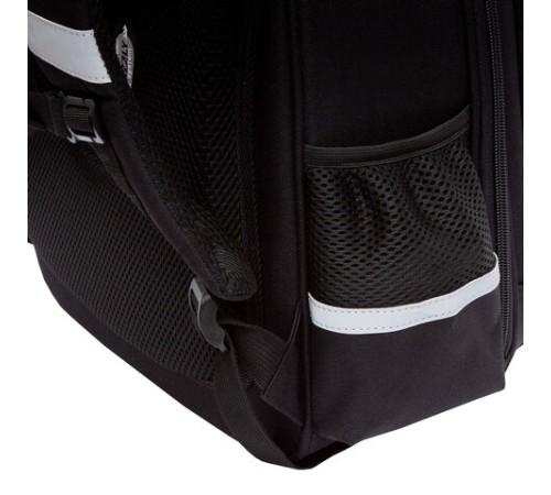 Ранец GRIZZLY анатомическая спинка, c брелоком, для девочек, 