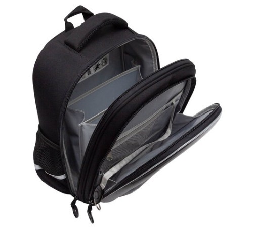 Ранец GRIZZLY анатомическая спинка, c бейджем, для мальчиков, 