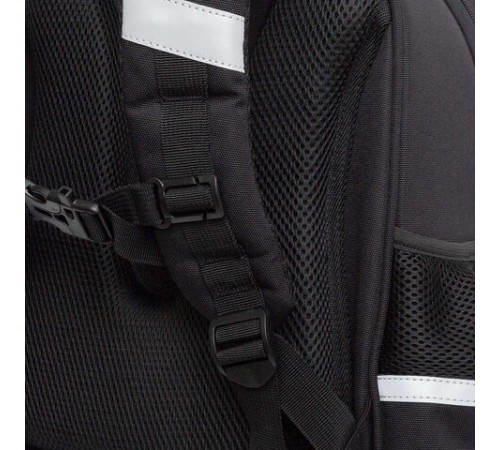 Ранец GRIZZLY анатомическая спинка, c бейджем, для мальчиков, 