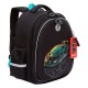 Ранец GRIZZLY анатомическая спинка, c бейджем, для мальчиков, 