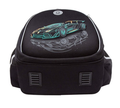 Ранец GRIZZLY анатомическая спинка, c бейджем, для мальчиков, 