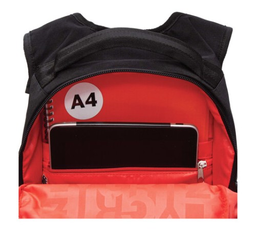 Рюкзак GRIZZLY школьный, анатомическая спинка, 2 отделения, для мальчиков, 