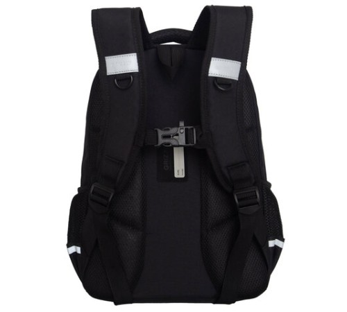 Рюкзак GRIZZLY школьный, анатомическая спинка, 2 отделения, для мальчиков, 