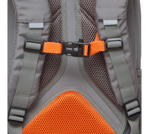 Рюкзак GRIZZLY школьный, анатомическая спинка, 2 отделения, для мальчиков, 