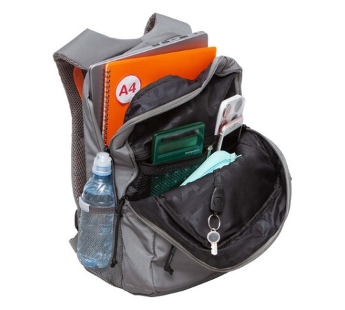 Рюкзак GRIZZLY школьный, анатомическая спинка, 2 отделения, для мальчиков, 