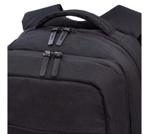 Рюкзак GRIZZLY школьный, анатомическая спинка, 2 отделения, для мальчиков, 