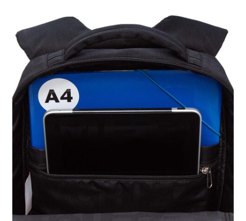 Рюкзак GRIZZLY школьный, анатомическая спинка, 2 отделения, для мальчиков, 