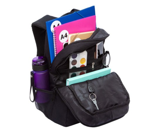 Рюкзак GRIZZLY школьный, анатомическая спинка, 2 отделения, для мальчиков, 