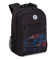 Рюкзак GRIZZLY школьный, анатомическая спинка, 2 отделения, для мальчиков, 