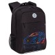 Рюкзак GRIZZLY школьный, анатомическая спинка, 2 отделения, для мальчиков, 