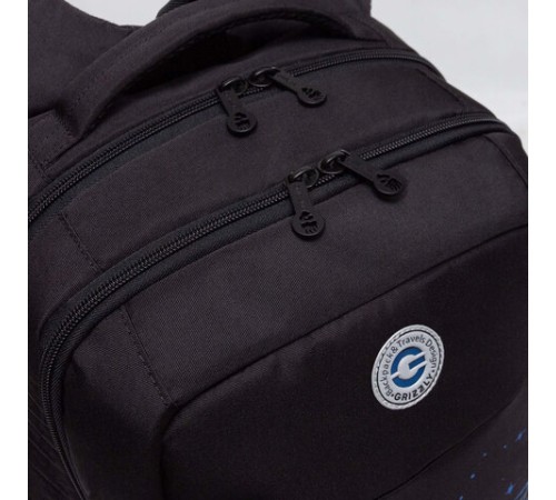 Рюкзак GRIZZLY школьный, анатомическая спинка, 2 отделения, для мальчиков, 