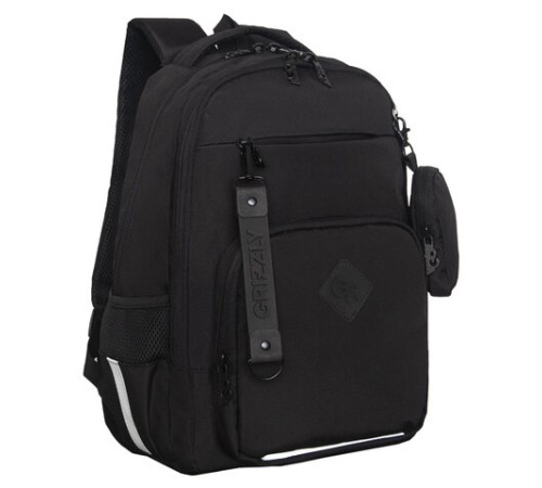 Рюкзак GRIZZLY школьный, анатомическая спинка, 2 отделения, для мальчиков, 