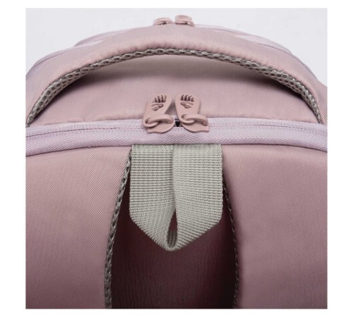 Рюкзак GRIZZLY школьный, анатомическая спинка, 2 отделения, для девочек, 