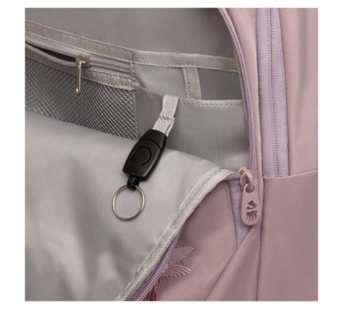 Рюкзак GRIZZLY школьный, анатомическая спинка, 2 отделения, для девочек, 