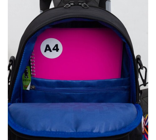 Рюкзак GRIZZLY, 2 отделения, съёмный ремень, 