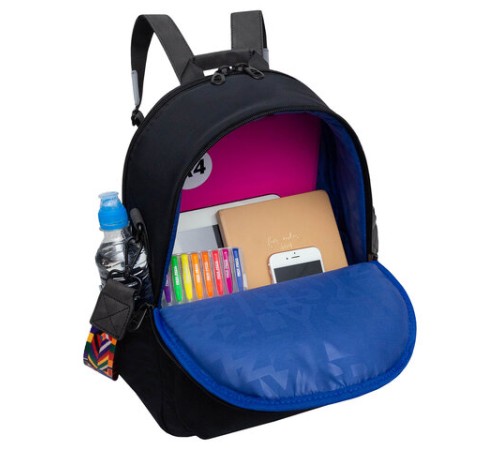 Рюкзак GRIZZLY, 2 отделения, съёмный ремень, 