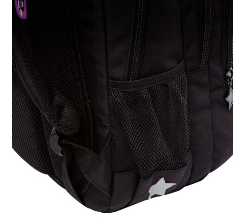 Рюкзак GRIZZLY школьный, анатомическая спинка, 3 отделения, для девочек, 