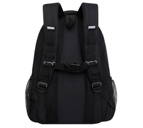 Рюкзак GRIZZLY школьный, укрепленная спинка, 3 отделения, для девочек, 