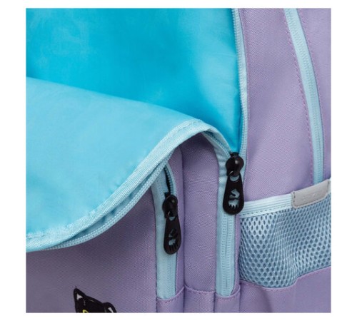 Рюкзак GRIZZLY школьный, анатомическая спинка, 2 отделения, для девочек, 