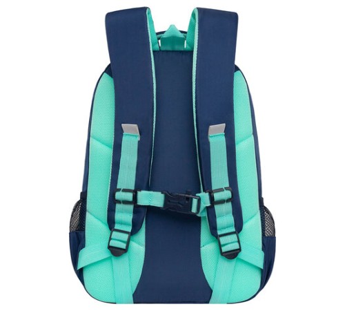 Рюкзак GRIZZLY школьный, анатомическая спинка, 2 отделения, для девочек, 