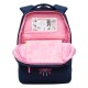 Рюкзак GRIZZLY школьный, анатомическая спинка, 2 отделения, для девочек, 
